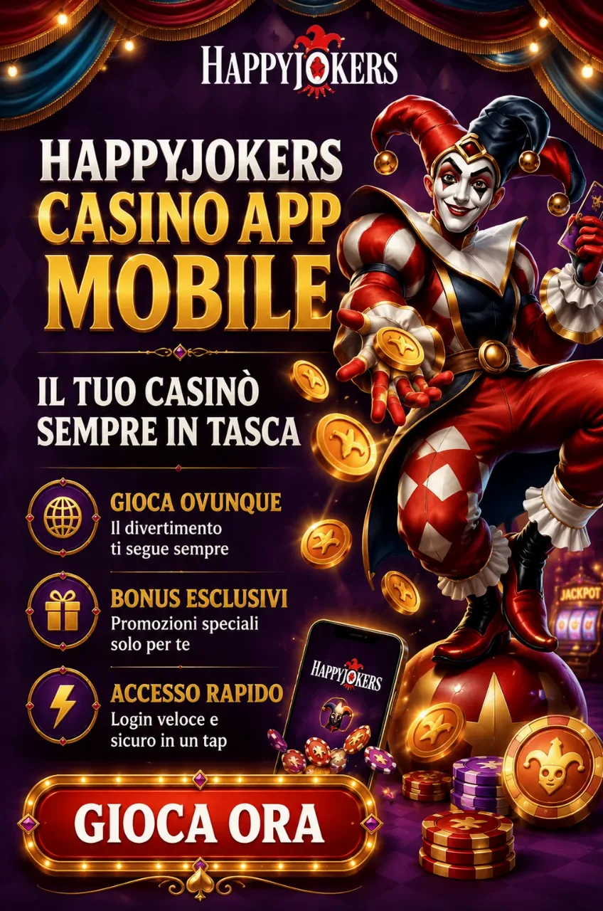 HappyJokers Casino App Mobile — Il Tuo Casinò Sempre in Tasca